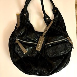 Bakowski black metallic purse
